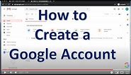 How to Create Google Account
