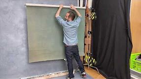 Hand-painted canvas backdrops for headshot and portrait photography
