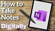 How to take Digital Notes