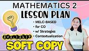 COT LESSON PLAN IN MATHEMATICS 2 | MELC-BASED