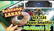 ACE CA5 power Amplifier Review Sound Check MCV Box