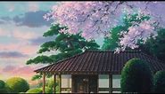 Studio Ghibli wonderful scenery background screensaver ~ anime nature, houses, & streets.