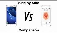 Galaxy J7 vs iPhone SE | Side by Side Comparison