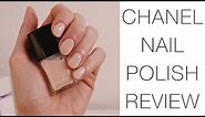 CHANEL NAIL POLISH REVIEW | Chanel LE VERNIS long wear Ballerina 167 | CHANEL MANICURE AT HOME