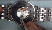 How To Replace or Set Citizen Eco Drive Rechargeable Capacitor | Watch Repair Channel