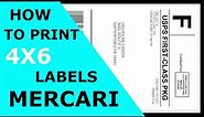 How to print Mercari 4x6 Labels on Thermal Printer (Windows) for FREE
