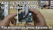 Adding more Serial Ports to your Desktop PC and Virtual Machine