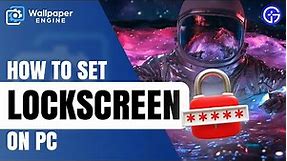 Wallpaper Engine: How to Set Lock Screen on PC EASILY! (2023 Guide) #wallpaperengine