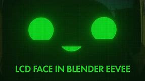 Creating an LCD face effect in Blender 2.80+
