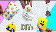 DIY School Supplies! 5 EMOJI DIYs (Miniature Backpack, Notebook, Keychain, Liquid Eraser)Cool Crafts