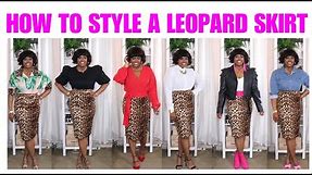HOW TO STYLE A LEOPARD PRINT SKIRT (10+ WAYS)