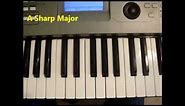 How To Play An A Sharp Major Chord (A# Maj) On Piano And Keyboard