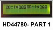 Character LCD controller HD44780 in detail_PART_1