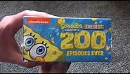 SpongeBob SquarePants: The Best 200 Episodes Ever Nickelodeon DVD Unboxing