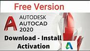 How To Download & Install AutoCAD 2020 ||AutoCAD Tutorial || Full Installation Process of AutoCAD ||