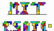 Tetris Font: MIT CSAIL