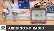 Arduino FM Radio Project with TEA5767 and a Nokia 5110 LCD display ✅