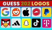 Guess The Logo In 3 Seconds: 202 Most Famous Logos | 2024