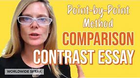 Point by Point Method | Comparison Contrast Essay | English Writing Skills