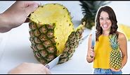 How to Cut a Pineapple in Under 5 Minutes! (Rings or Cubes)