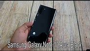 Samsung Galaxy Note 10 Aura Black unboxing | FingerPrint test | Face ID test