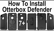 How To Install iPhone 7 Plus In The OtterBox Defender Series Case!
