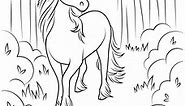 Unicorn - Coloring Pages