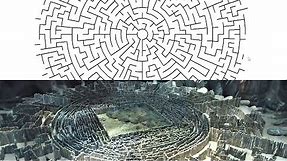 Circular Maze using Depth First Search ft. The Maze Runner