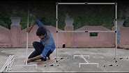 How To Make A 8×8 Feet Green Screen Stand with PVC Pipe at Home || The Indian Youngster ||