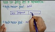 Floating point representation | IEEE 754 | COA | Lec-6 | Bhanu Priya