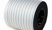 USA Made 3/4" Woven Strapping - Polyester Mule Tape - Heavy Duty Flat Rope - Commercial and DIY Projects - 250ft (1 Roll)