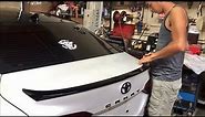 HOW TO REMOVE STOCK SPOILER FROM CAMRY!!! | CAMRY XSE SE LE 2018 - 2023 |