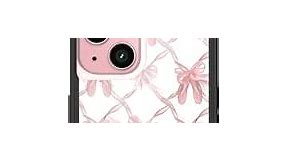 Wildflower Cases - On Pointe Case, Compatible with Apple iPhone 15 | Cute, Trendy, Coquette, Pink Bows, Ballet Slippers - Protective Bumper, 4ft Drop Test Certified, Women Owned Small Business