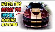 FASTEST WAY to install RACING STRIPES 3M wrap Dodge Charger Daytona