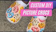 DIY Custom Picture Crocs| How to make custom crocs tutorial (Not Sublimation)