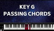 Key G Passing Chords Piano Tutorial(Instructor- Caleb)