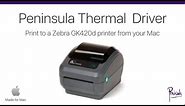 Zebra GK420d Printer Driver For Mac - Use Your Zebra Printer on Mac OS