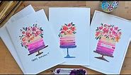 EASY watercolor birthday card tutorial, perfect DIY gift for your favorite person