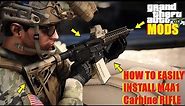 How To Easily Install M4A1 Carbine Rifle | #GTA5Mods #GTA5