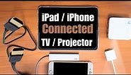 Easy way to connect iPad to a TV or projector using HDMI