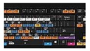 Logickeyboard Designed for Blender 3D - PC Nero Slimline Keyboard - LKB-BLEN-BJPU-US