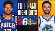 76ERS at WARRIORS | FULL GAME HIGHLIGHTS | January 30, 2024
