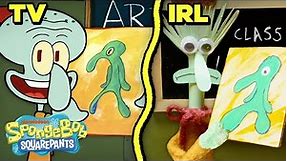 Squidward's Art Collection IRL! 🎭 | "Artist Unknown" Recreation | SpongeBob