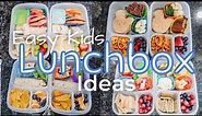 Kids School Lunch Ideas// 5 Easy & Simple Meals