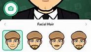 How to put a beard on your bitmoji