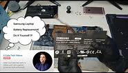 Samsung Laptop - 370R 4E - Battery Replacement - Do it yourself