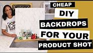 How to Make Cheap Backdrops for the Best Product Shots? DIY Replica Boards at home!
