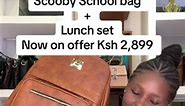 Get Your Durable Scooby School Bag and Lunch Set for a Lifetime!