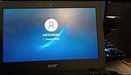 Acer C731 Chromebook with windows