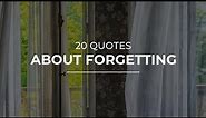 20 Quotes about Forgetting | Daily Quotes | Soul Quotes | Trendy Quotes